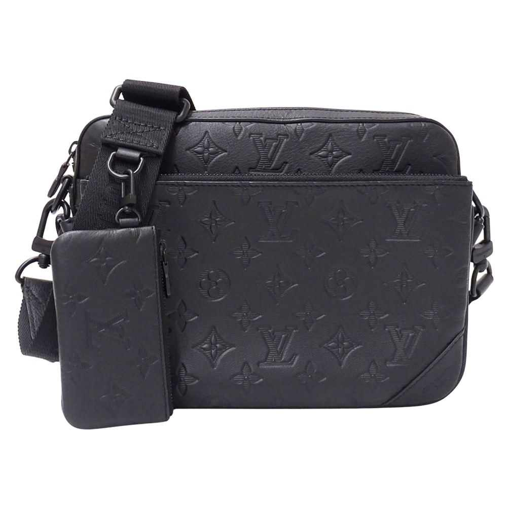 Louis Vuitton LOUIS VUITTON Monogram Shadow Men's Handbag, Trio Messenger Sho...